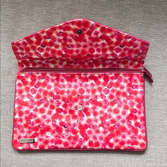 Miche Rosa Clutch Purse Floral Handbag - Picture 5 of 6